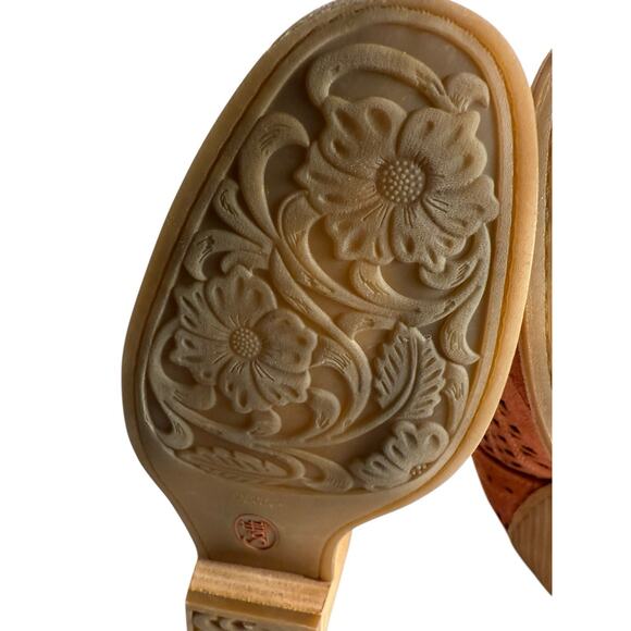 Sofft‎ Sallie Ankle Boot Spice Orange Womens Size 11 Medium Nice Used Condition - Picture 11 of 11